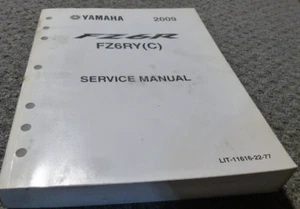2009 Yamaha FZ6R FZ6RYC Motorcycle Shop Service Repair Manual LIT-11616-22-77 xz - Picture 1 of 1