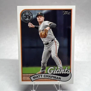 2024 Topps UPDATE 35th ANNIVERSARY 1989 MATT CHAPMAN - Picture 1 of 2