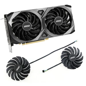 95mm 4Pin Video Card Cooling Fan For MSI RX6700XT RX6600XT MECH 2X PLD10010S12HH - Picture 1 of 10