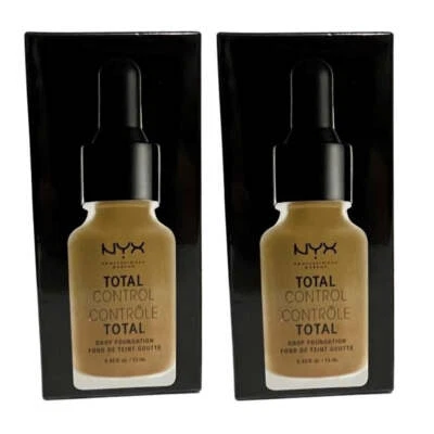 Pack of 2 NYX Total Control Drop Foundation, Cinnamon # TCDF15.5 - Image 1 of 4