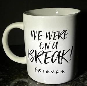 Friends - TV Show - We Were On A Break schwarz weiß Steinzeug Kaffeebecher Tasse Logo - Bild 1 von 6