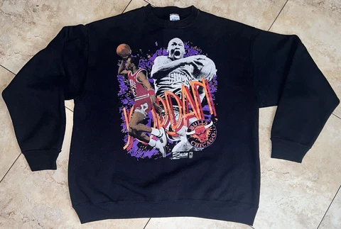 Vintage Michael Jordan Crewneck Sweatshirt Salem Sportswear NBA Mens Size XL Cover