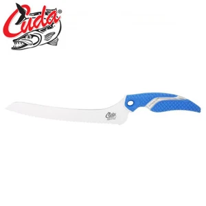 Cuda 9" Titanium Bonded Offset Serrated Knife - Picture 1 of 1