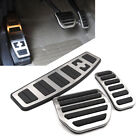 LHD Stainles Steel Footrest Brake Gas Pedals Protection Cover For Land Rover LR3