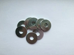 M8 Penny Unterlegscheiben BZP 10er Pack Außendurchmesser M8 x 25 mm Brandneu Kostenloser Versand - Bild 1 von 1