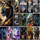 Duży tygrys jednorożec 5D diamentowe malarstwo zwierzęta haft krzyżykowy zestawy artystyczne
