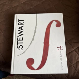 SINGLE VARIABLE CALCULUS-JAMES STEWART HARDCOVER TEXTBOOK SEVENTH[ EDITION - Picture 1 of 4