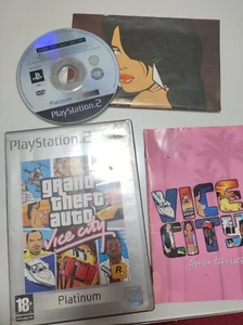 Grand thef auto Vice city PS2 Sony PlayStation PAL España Juego + manual + mapa - Picture 1 of 2