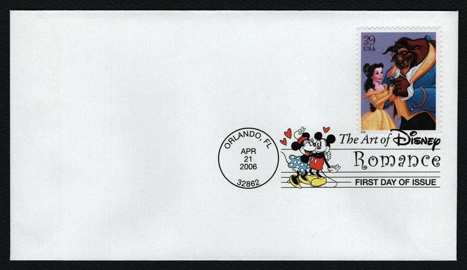 #4027 39c Disney-Beauty and the Beast, Digital Color FDC **ANY 5=FREE SHIPPING** - Image 1 of 1