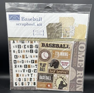 Keren Foster Scrapbook Kit Baseball Summer NEW - Picture 1 of 6