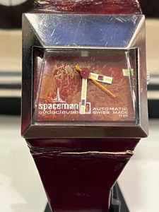 SPACEMAN WATCH. AUDACIEUSE SWISS MADE. 46617A7. WR. AUTOMATIC. SPACE AGE - Picture 1 of 11