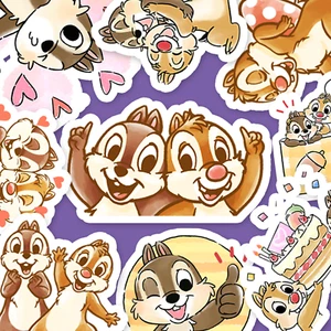 Chip 'n Dale Aufkleber, Journal & Tagebuch Sticker, Disney Scrapbooking [USA] - Bild 1 von 5