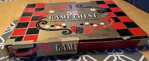 Vintage 1955 Transogram 52 Variety Game Chest; Complete with Box & Instructions - Picture 1 of 8