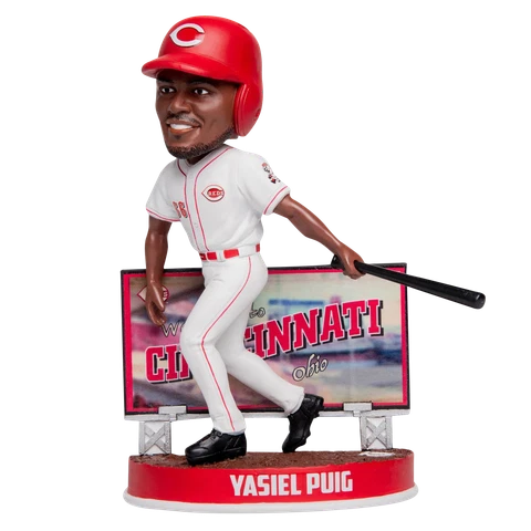 Yasiel Puig Cincinnati Reds Billboard Special Edition Bobblehead MLB Cover