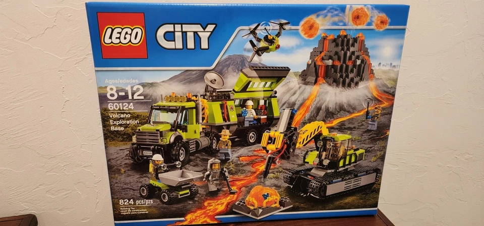 LEGO City Volcano Exploration Base (60124) NEW! SEALED! - Image 1 of 3