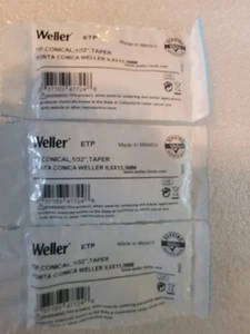 Punta de soldadura Weller ETP original 3 unidades para estaciones WES51, WESD51, WE1010 - Imagen 1 de 2