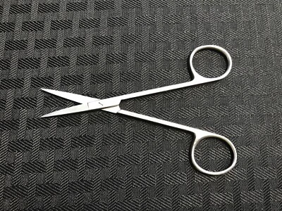 Stainless Steel 4-5/8” 27mm Straight Sharp Tip Dissecting Surgical Scissors - Image 1 of 4