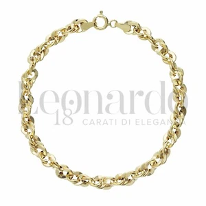 bracciale maglia iride oro giallo 18kt grammi 4,40 cm19 - Picture 1 of 1