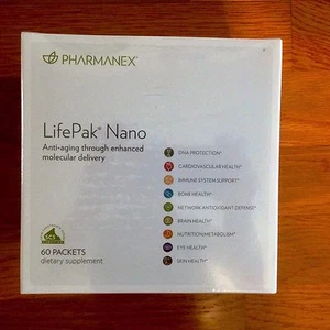 Nu Skin Pharmanex  Lifepak Nano, 60 packets Exp 09/2025 New Sealed - Picture 1 of 1