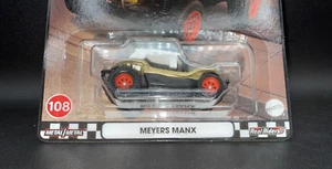 a 2022 Hot Wheels Premium #108 BLACK GOLD MEYERS MANX Boulevard Free Shipping - Picture 1 of 3