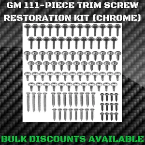 1973+ Regal Station Wagon Interior Exterior Molding Engine Bay Trim SCREW KIT GM - Picture 1 of 2