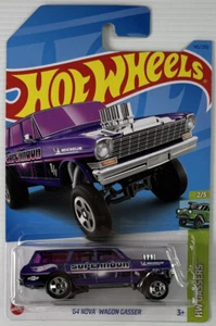 Hot Wheels ‘64 NOVA WAGON GASSER Purple 145/250 HW Gassers 2/5 G Case 2023 - Picture 1 of 4