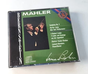 Mahler Symphony No.3 Bernstein - New York Philharmonic Orchestra, 2 CD Album - Bild 1 von 2