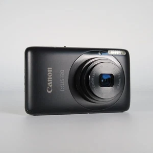 [Neuwertig] Canon Ixus 130 PowerShot SD140 14,1MP Digitalkamera schwarz, Hülle, SD-Karte - Bild 1 von 14
