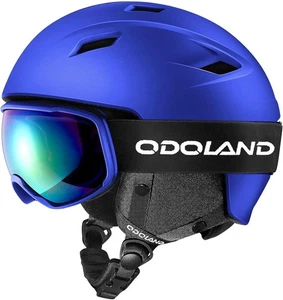 Odoland Ski Helmet and Goggles Set, Snowboard Helmet Glasses for Men, Women &... - Picture 1 of 21