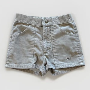 Vintage Lee Jeans Shorts Youth 10 Brown Corduroy 80s Kids Cords Summer Retro - Picture 1 of 11