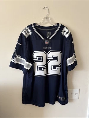 Camiseta deportiva para hombre Nike Emmitt Smith #22 Dallas Cowboys Vapor Lmtd talla 2XL - azul RARA Foto 1 de 4