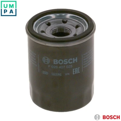 OIL FILTER F 026 407 025 FOR HYUNDAI ATOZ/AMICA GRAND/i10/Cargo EON i20/Van 1.0L - Image 1 of 4