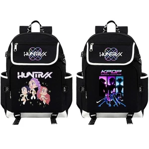 Mochila Kpop Cazadores de Demonios para Niña Niño Estudiante Adolescente Mochila Mujeres Informal - Imagen 1 de 7