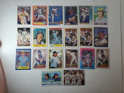 Lote Robin Yount (20) Milwaukee Brewers Topps Gold Score Fleer Classic Bowman Ud Foto 1 de 4
