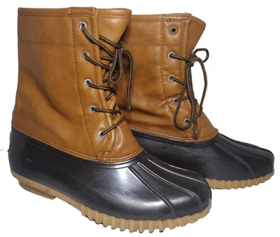 Sporto Men's Sz 10 M The Original Duck Bean Boots Rubber Waterproof Outdoor - Image 1 of 4