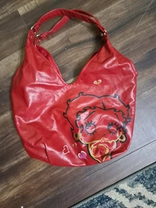 Borsa Betty Boop vintage 2008 a forma di cuore Betty Gear perfette condizioni - Foto 1 di 4