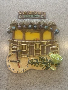 Margaritaville Wall Clock ‘The Tiki Bar Is Always Open’ 2009 Jimmy Buffet Rare - Picture 1 of 10