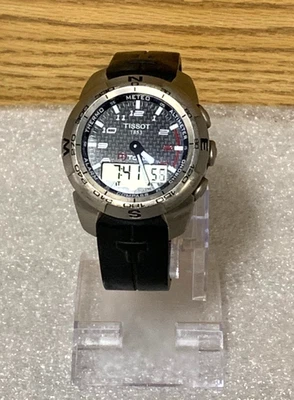 * Reloj para hombre Tissot T-Touch Expert titanio negro correa de goma T0134204720200 Foto 1 de 4