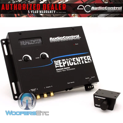 AUDIO CONTROL EPICENTER BLACK CAR AUDIO BASS ENHANCER & REMOTE AUDIOCONTROL NEW  - Image 1 of 4