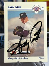 1991 Line Drive AA #1 Andy Cook Auto Signed