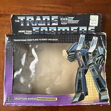 G1 Originals Transformers Thundercracker 1984 - Original Box