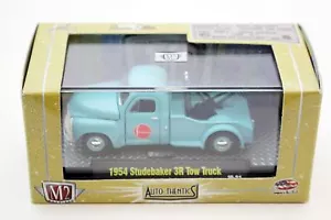 M2 1954 Studebaker 3R Tow Truck 'Blue' Auto-Thentics 2010 MIB - Picture 1 of 3