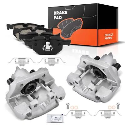 Pinzas de freno y pastillas de freno de cerámica para BMW 525i 2004-2007 525xi 528i 530i trasero Foto 1 de 4