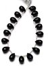 Details about   Natural Gem Black Onyx Faceted 10x7MM Size Teardrop Shape Beads 7 Inch Strand 