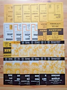 Newport Rugby Programmes 1948 - 1986 - Picture 1 of 147