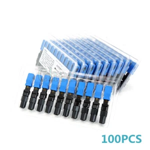 100 piezas SC UPC Conector rápido Conector integrado Herramienta FTTH Conector frío rápido - Imagen 1 de 6