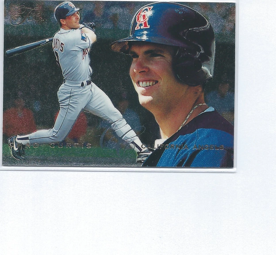 1995 Chad Curtis Fleer Flair Card California Angels #16 - Image 1 of 1