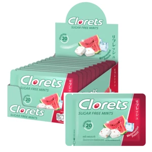 Clorets Sugar Free Watermelon Freeze Candy 16.8 grams/sachet - Picture 1 of 6