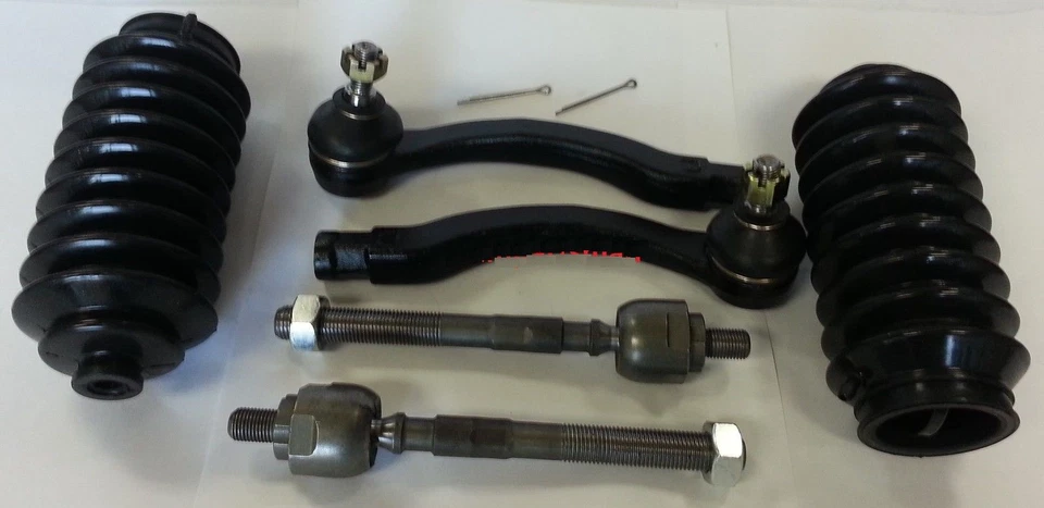 FOR 1996-2000 Honda Civic Inner/outer Tie Rod Ends & Boots Kit W/Power Steering - Изображение 1 из 1