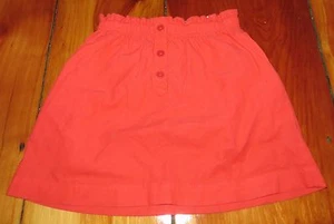 Crewcuts bright orange fine wale corduroy Skirt Size 8 - Picture 1 of 1